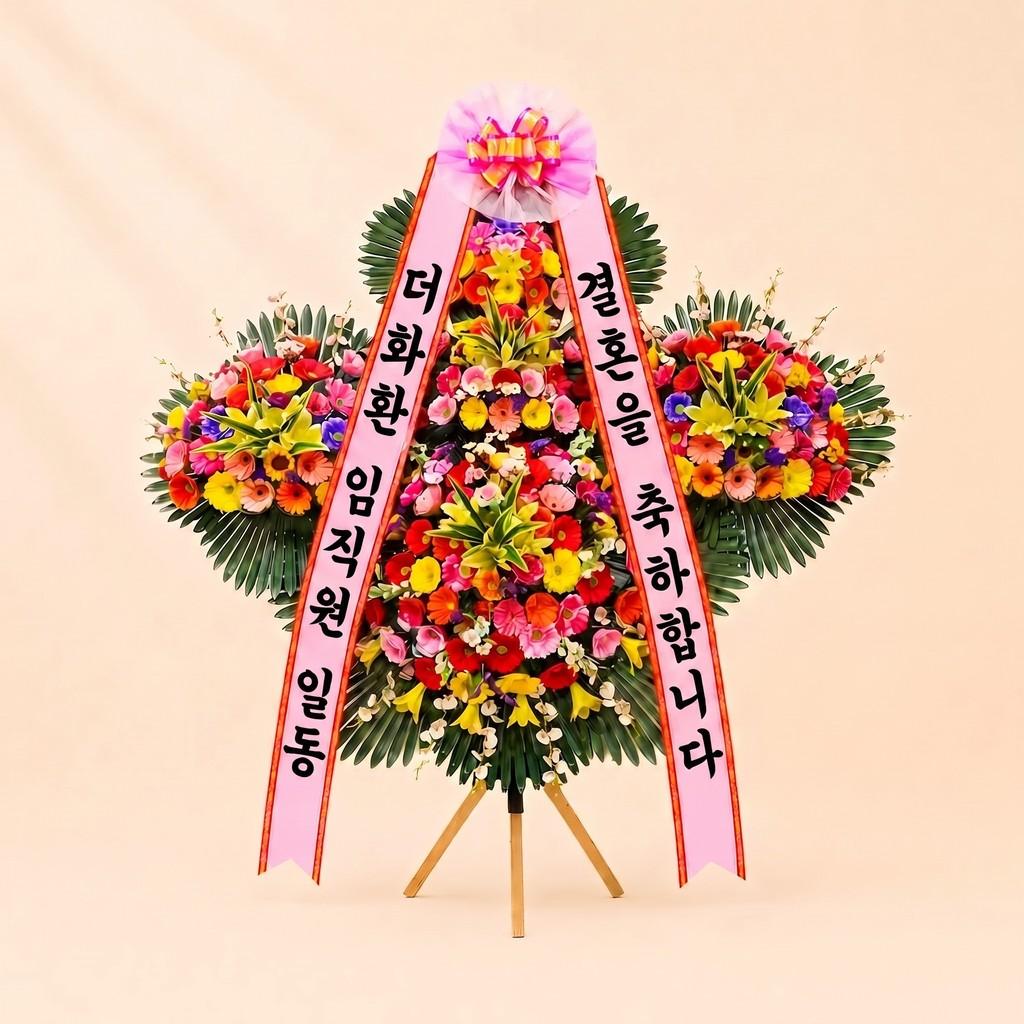 축하 5단화환