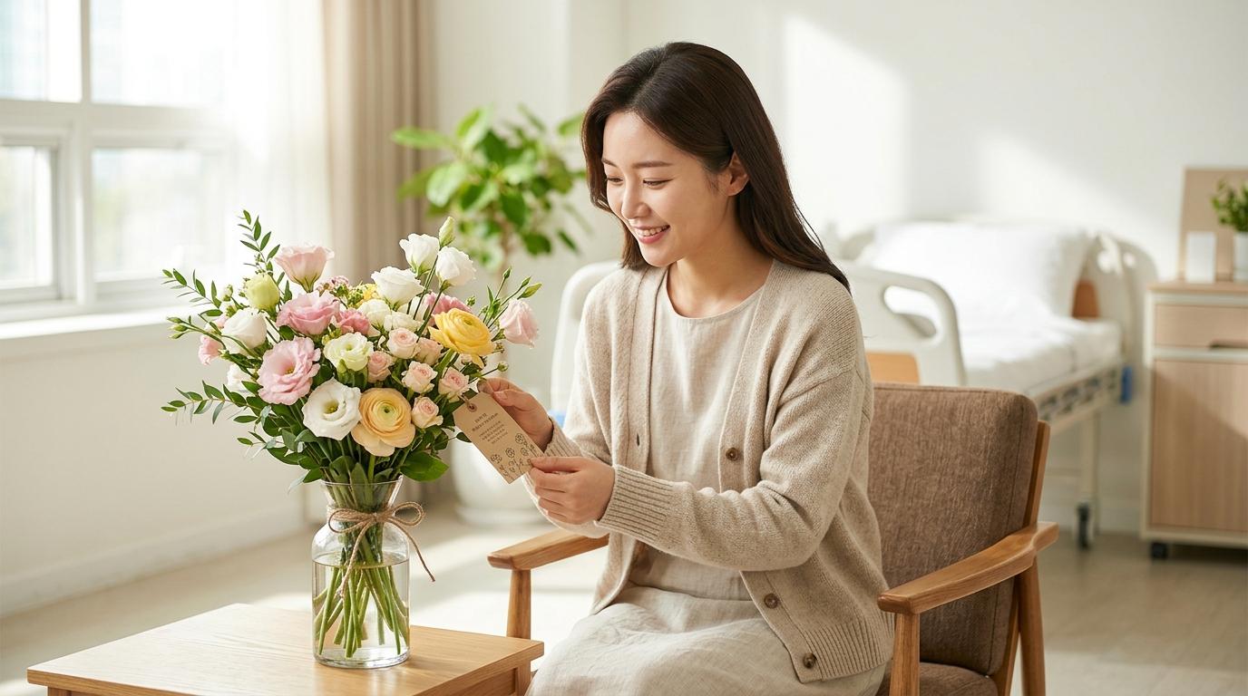 병문안 꽃 선물 전 필수 체크! 병원 반입 규정과 안전한 꽃 고르기 가이드