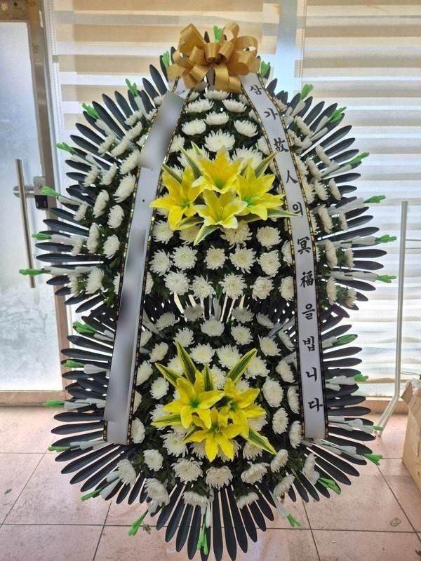 근조 오브제 2단 · 경기 수원시 · 2026년 6월 실제 배송 완료 사진 7