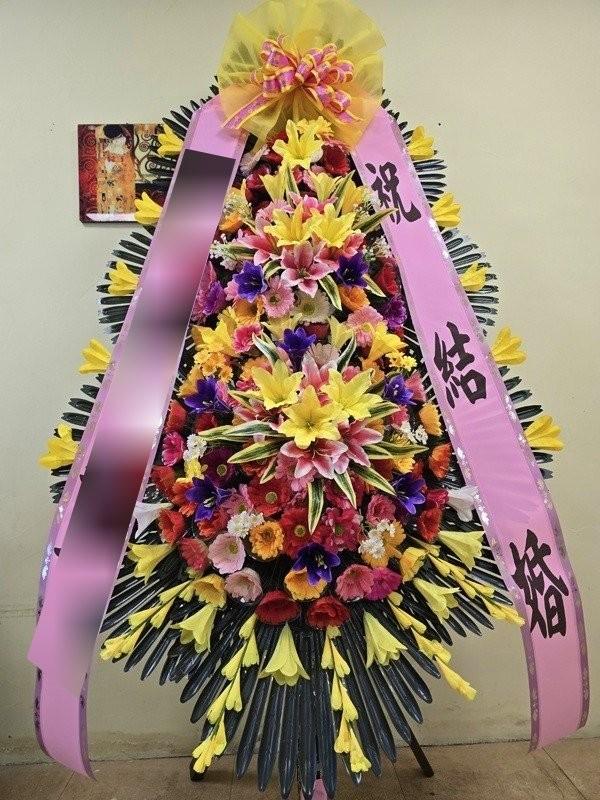 축하화환 실제 배송 완료 사진 2
