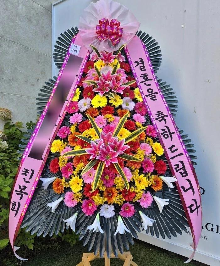 축하 3단화환 고급 · 강원 원주시