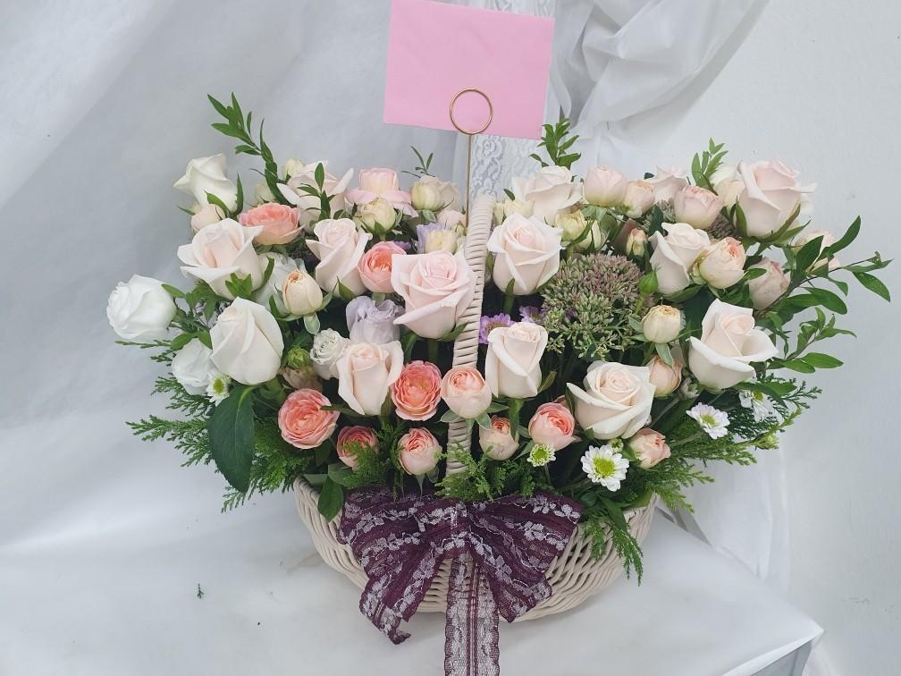 인천 부평구에 배송 완료된 꽃바구니 실제 사진