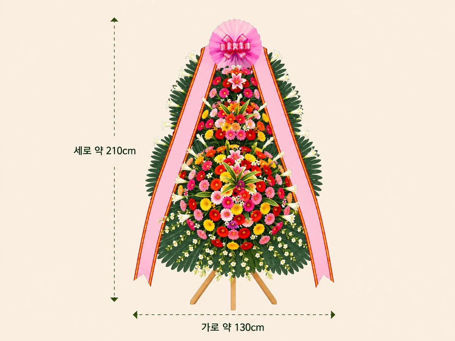 축하 3단화환 최고급 규격