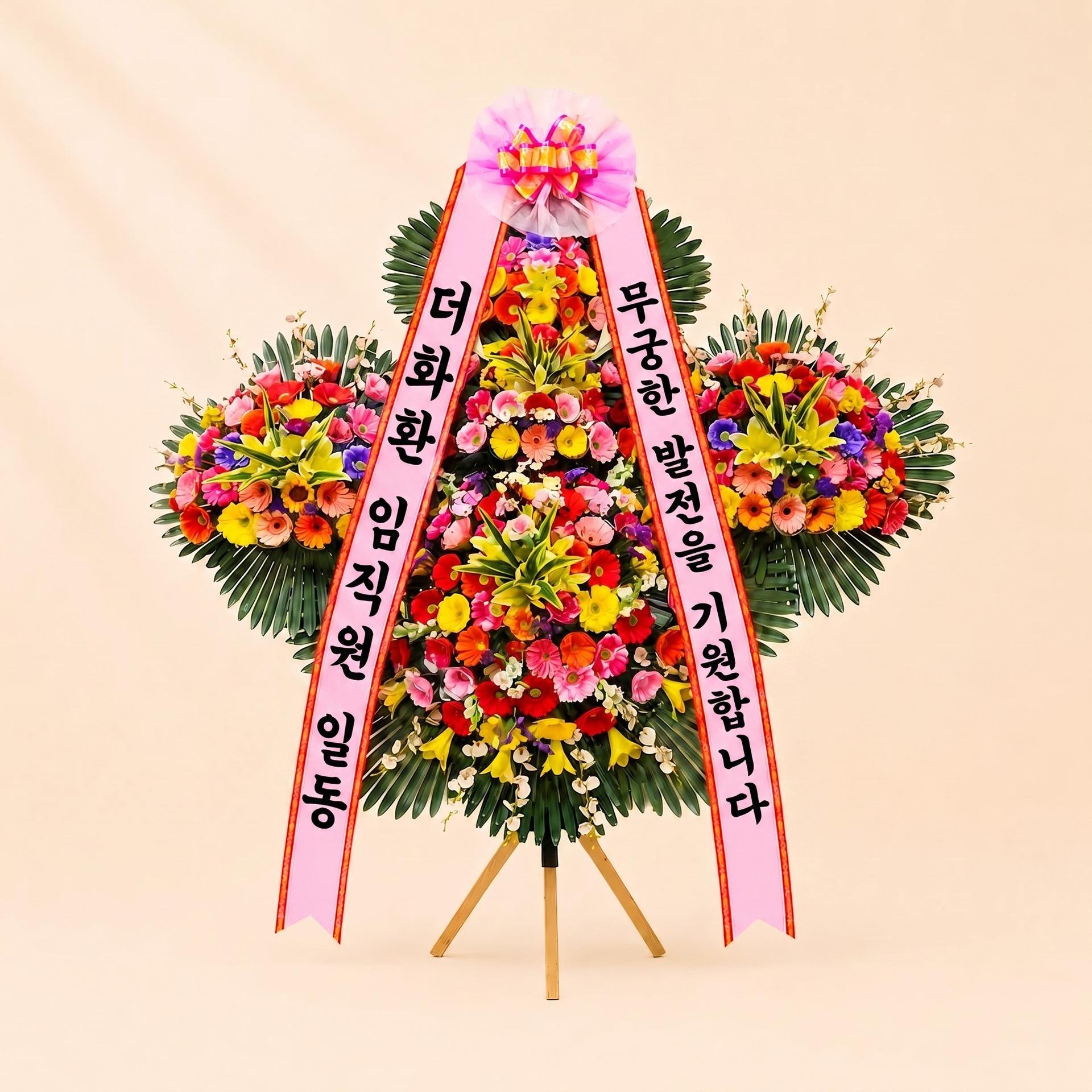 축하 5단화환